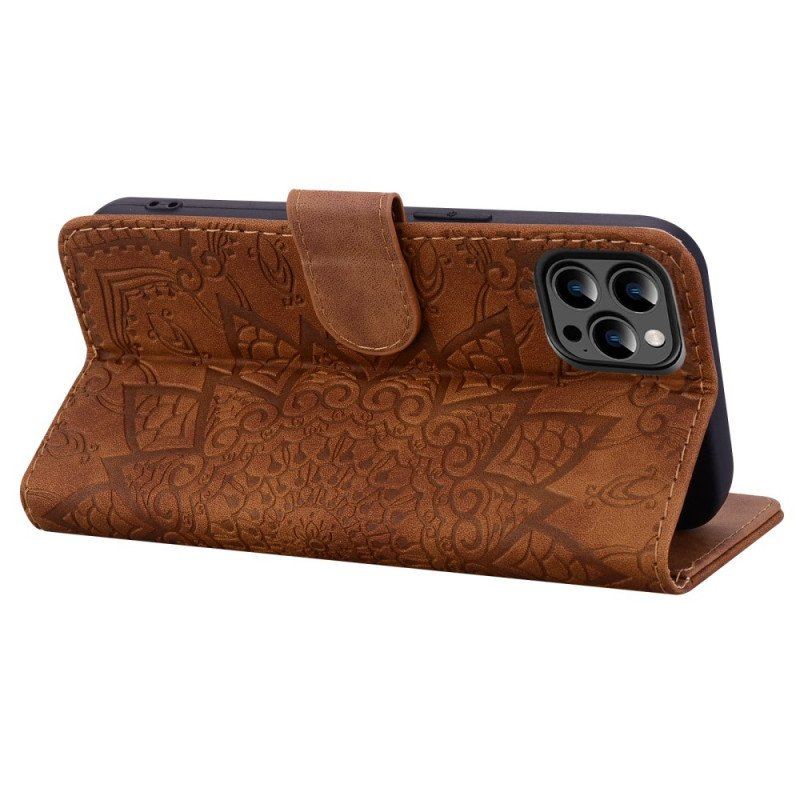 Etui Folio do iPhone 15 Pro Max Wydruk Mandali