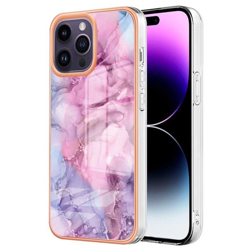 Futerały do iPhone 15 Pro Max Styl Marmurkowy