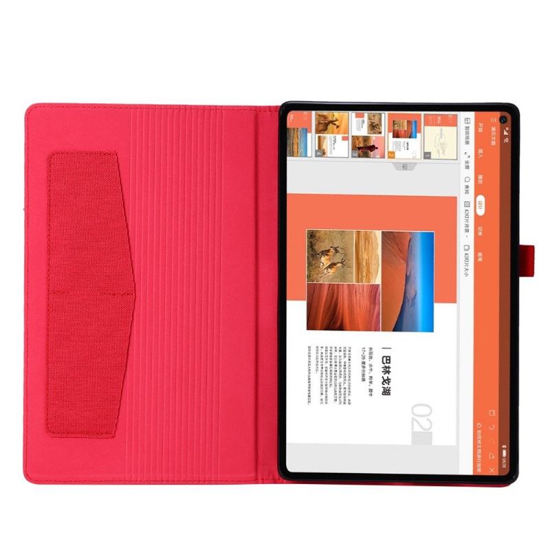 Etui Folio do Realme Pad Płótno Efekt Oksford