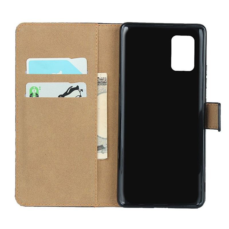 Case do Samsung Galaxy A51 5G Portfel Etui Folio - Czarny