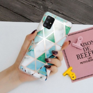 Etui do Samsung Galaxy A51 5G Biznes Elastyczna Geometria