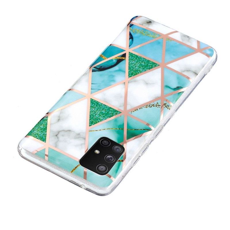 Etui do Samsung Galaxy A51 5G Biznes Elastyczna Geometria