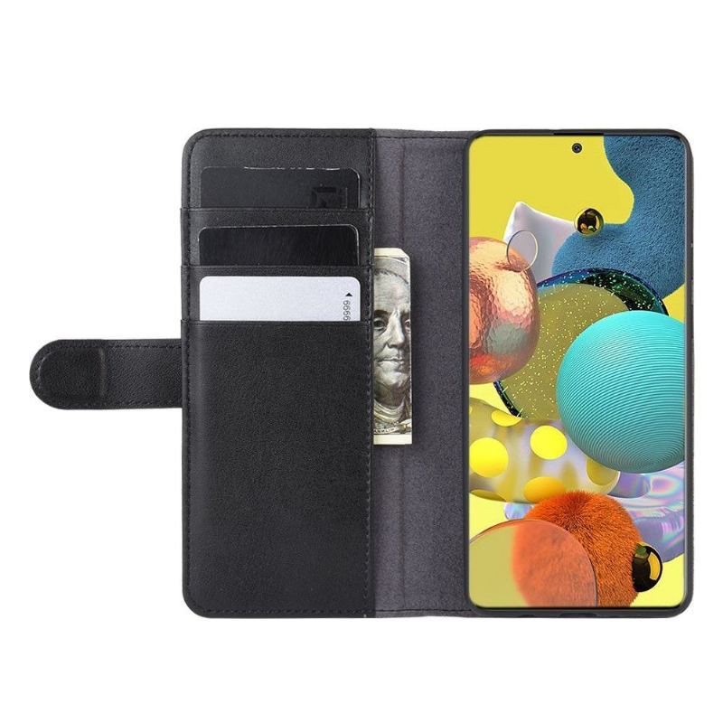 Etui Folio do Samsung Galaxy A51 5G Classic Premium Skóra