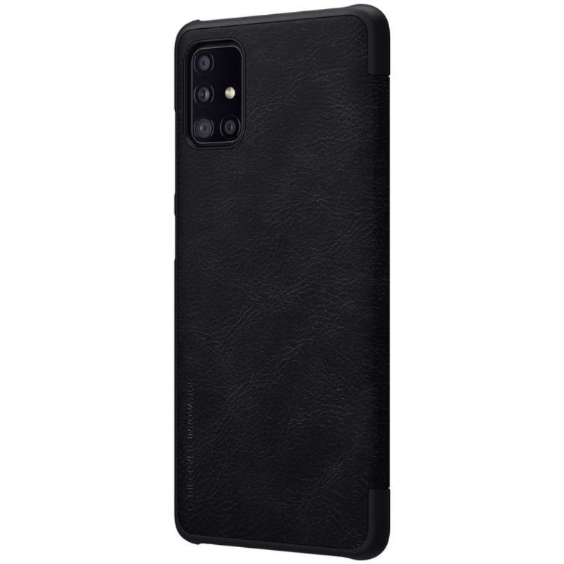 Etui Folio do Samsung Galaxy A51 5G Classic Seria Qin Efekt Skóry