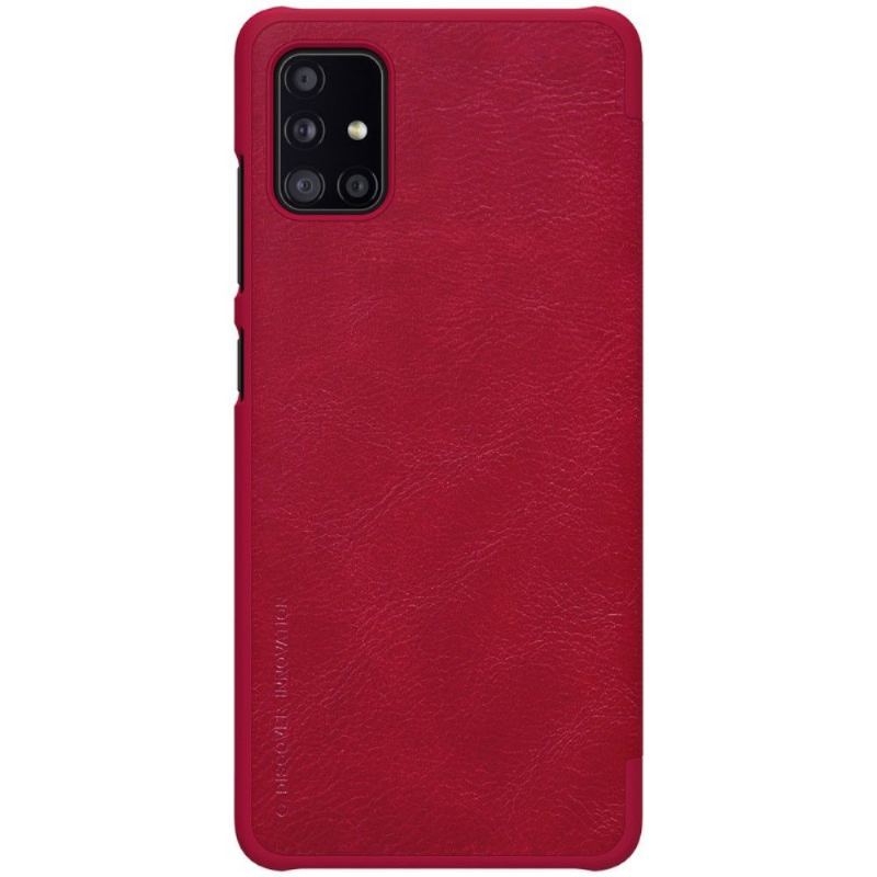 Etui Folio do Samsung Galaxy A51 5G Classic Seria Qin Efekt Skóry