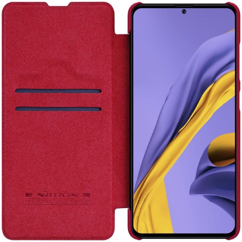 Etui Folio do Samsung Galaxy A51 5G Classic Seria Qin Efekt Skóry