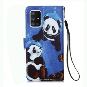 Obudowa Etui Na Telefon do Samsung Galaxy A51 5G Panda Astronauta