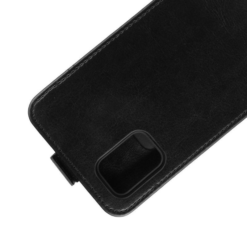 Skórzany Futerał do Samsung Galaxy A51 5G Anti-fall Etui Folio Ze Sztucznej Skóry W Pionie