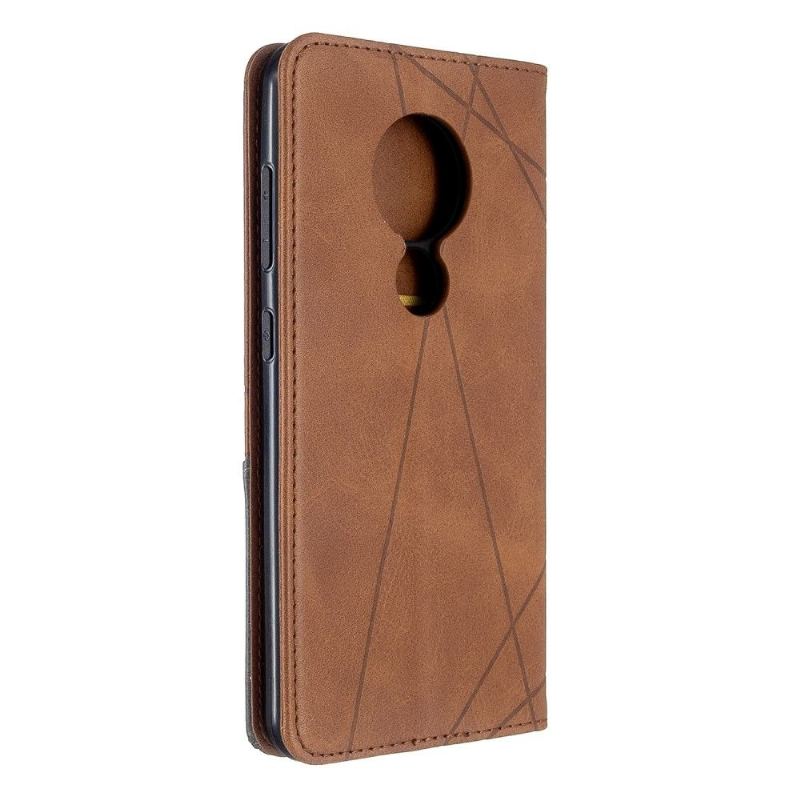 Etui Folio do Nokia 7.2 Classic Célinia Leather Effect Holder