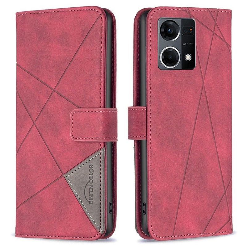 Etui Folio do Oppo Reno 7 Obrzeża Binfen Magnetic Series-2