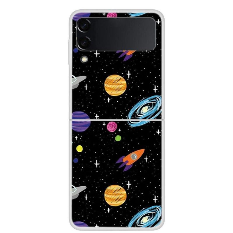 Etui do Samsung Galaxy Z Flip 3 5G Classic Ilustracja Miejsca