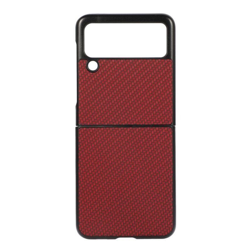 Etui do Samsung Galaxy Z Flip 3 5G Etui Folio Styl Włókna Węglowego