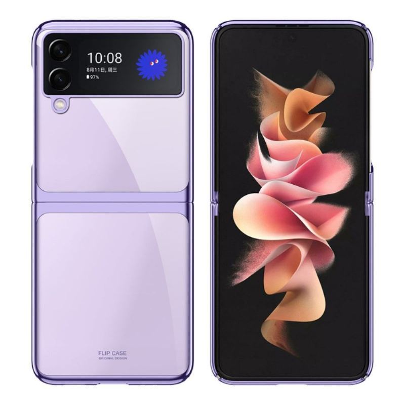 Etui do Samsung Galaxy Z Flip 3 5G Wyczyść Kolorowe Krawędzie