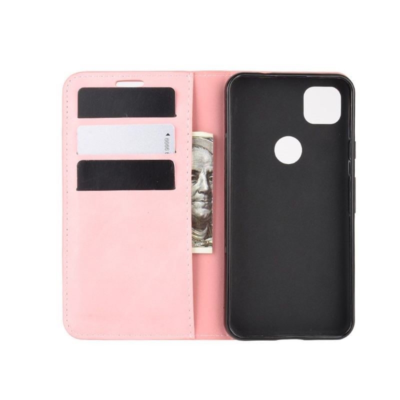 Etui Folio do Google Pixel 4a Classic Biznes Retro