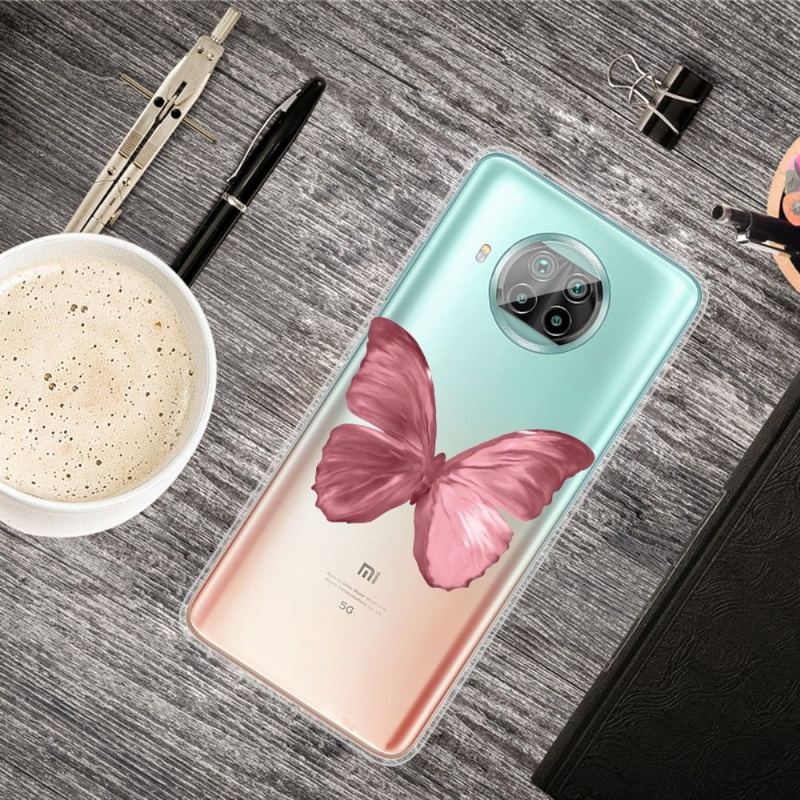 Etui do Xiaomi Mi 10T Lite Różowy Motyl