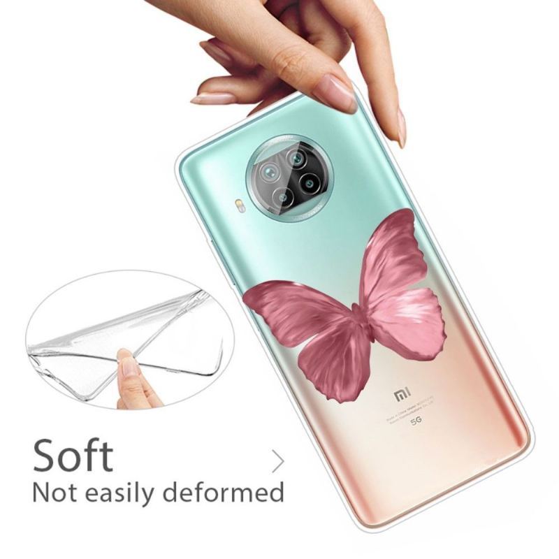 Etui do Xiaomi Mi 10T Lite Różowy Motyl