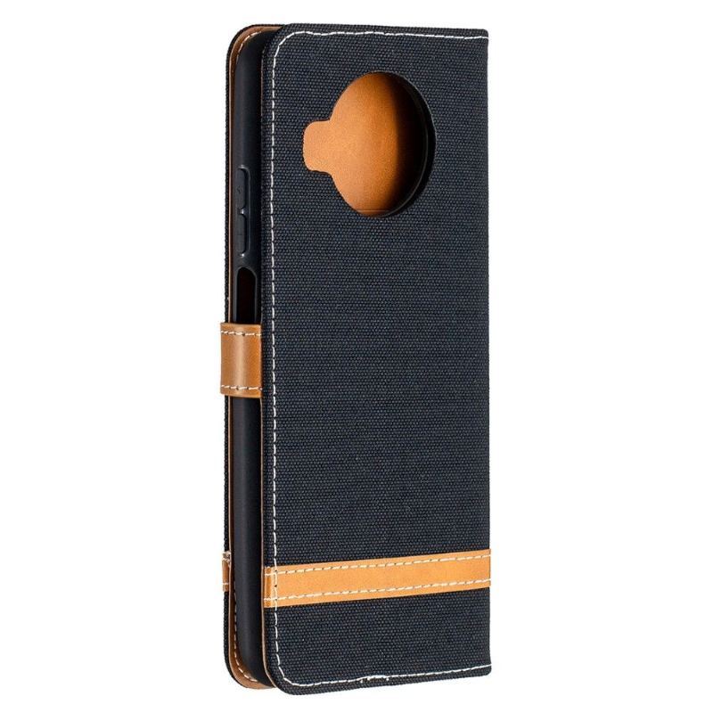 Etui Folio do Xiaomi Mi 10T Lite Pokrowiec Z Tkaniny