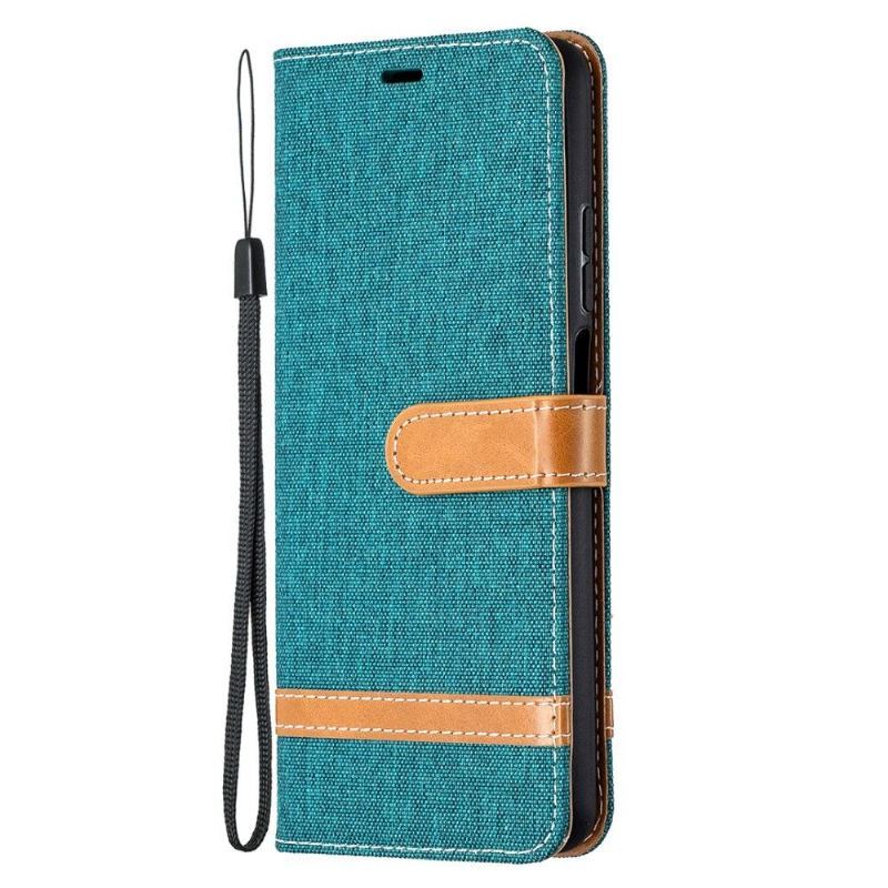 Etui Folio do Xiaomi Mi 10T Lite Pokrowiec Z Tkaniny