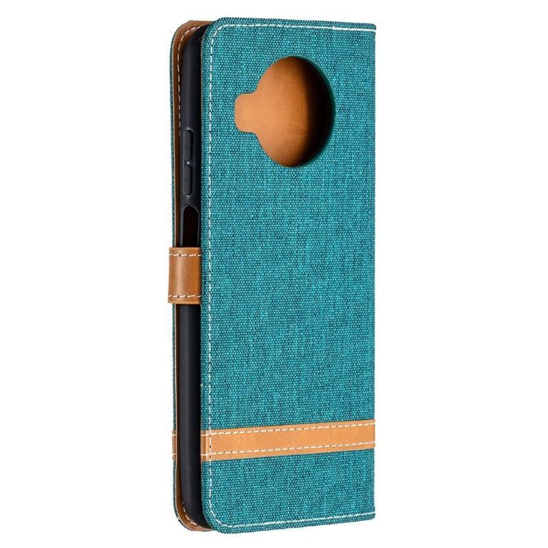 Etui Folio do Xiaomi Mi 10T Lite Pokrowiec Z Tkaniny