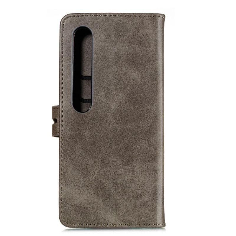 Etui Folio do Xiaomi Mi 10 / 10 Pro Matowa Skóra Kociak