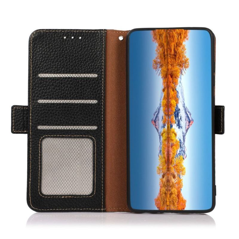 Etui Folio do Honor Magic 4 Lite Obrzeża Khazneh Grained Leather First