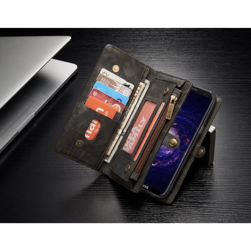 Etui Etui Folio do Samsung Galaxy S8 Plus Posiadacz Karty - Czarny