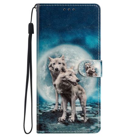 Etui Folio Do Samsung Galaxy S24 5g Dwa Uwiązane Wilki