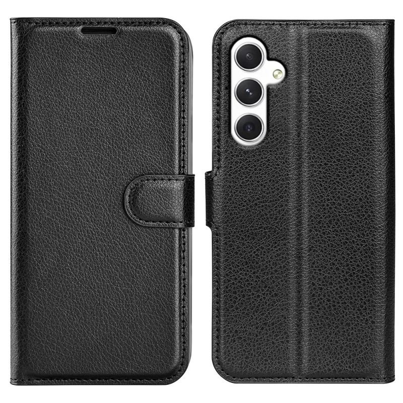 Etui Folio Do Samsung Galaxy S24 5g Sztuczna Skóra Liczi