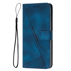 Etui Folio Do Samsung Galaxy S24 5g Wzór Geometryczny