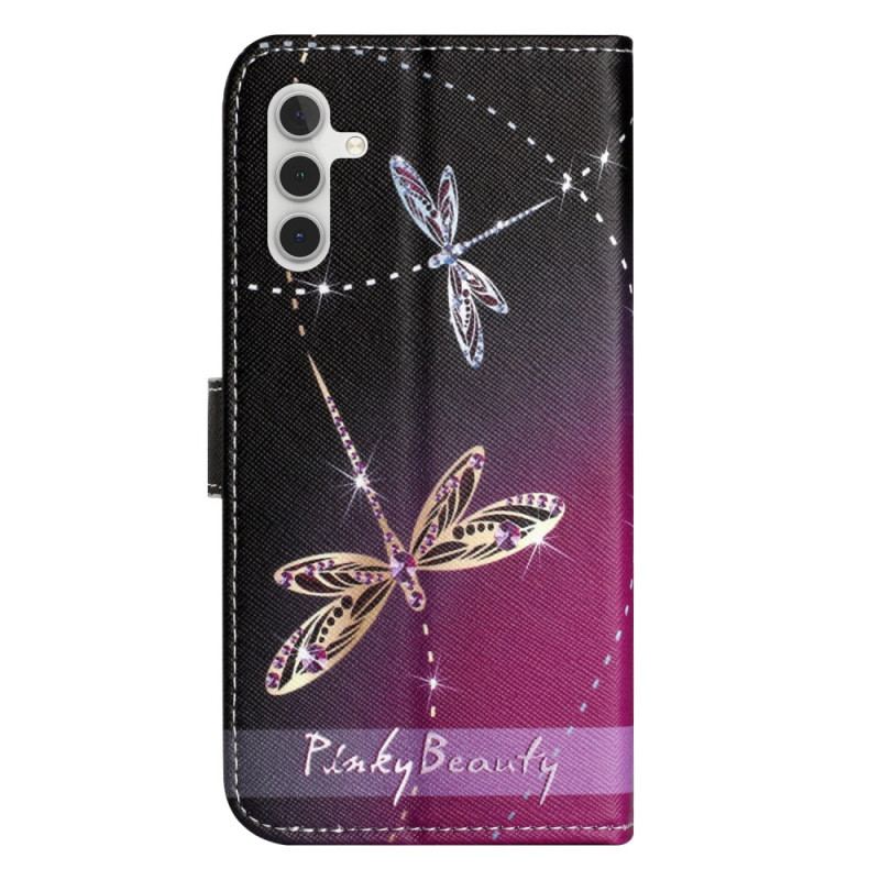 Etui Folio Samsung Galaxy S24 5g Ważki Na Pasku