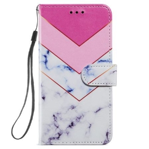 Etui Folio Samsung Galaxy S24 5g Wędzony Marmur W Lnaière Etui Ochronne