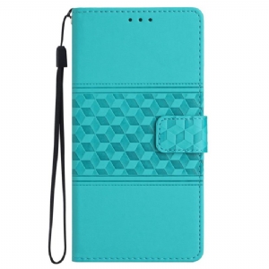 Etui Folio Samsung Galaxy S24 5g Wzór Diamentowego Paska