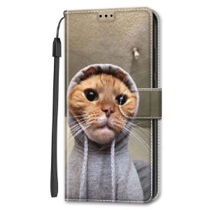 Etui Folio Samsung Galaxy S24 5g Yo Cat Ze Smyczą