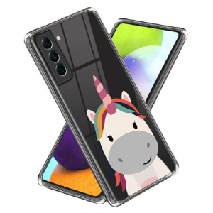 Etui Samsung Galaxy S24 5g Przezroczysty Jednorożec Etui Ochronne