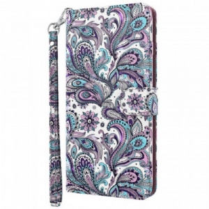 Etui Folio do Moto G51 5G Paisley