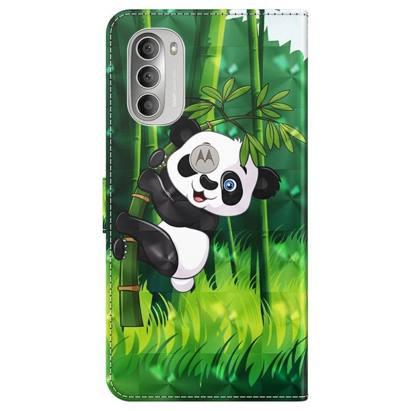 Etui Folio do Moto G51 5G Panda I Bambus