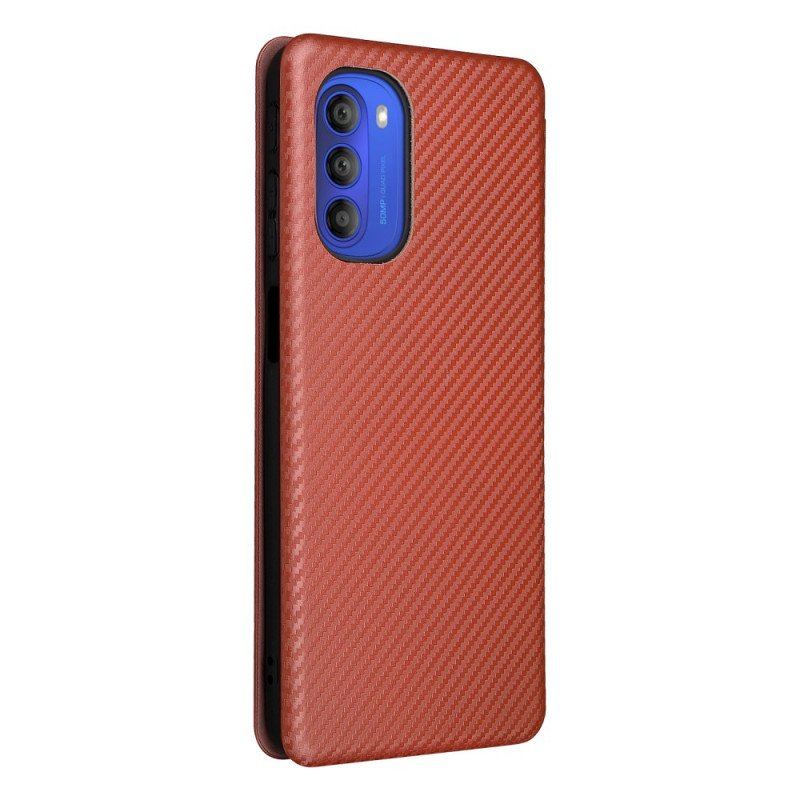 Etui Na Telefon do Moto G51 5G Etui Folio Kolorowy Silikon Węglowy