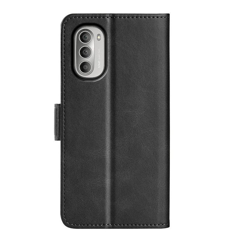 Etui Na Telefon Pokrowce do Moto G51 5G Etui Folio Podwójna Klapa