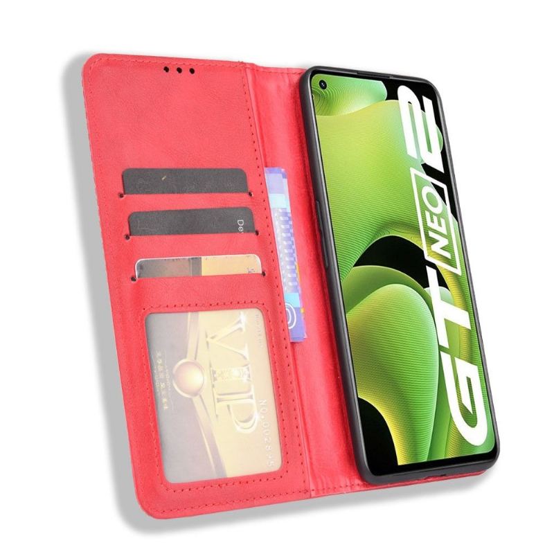 Case do Realme GT Neo 3T / Neo 2 Biznes Cirénius Style Skóra