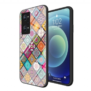 Etui do Realme GT Neo 3T / Neo 2 Biznes Kalejdoskop Mandala Ze Stojakiem