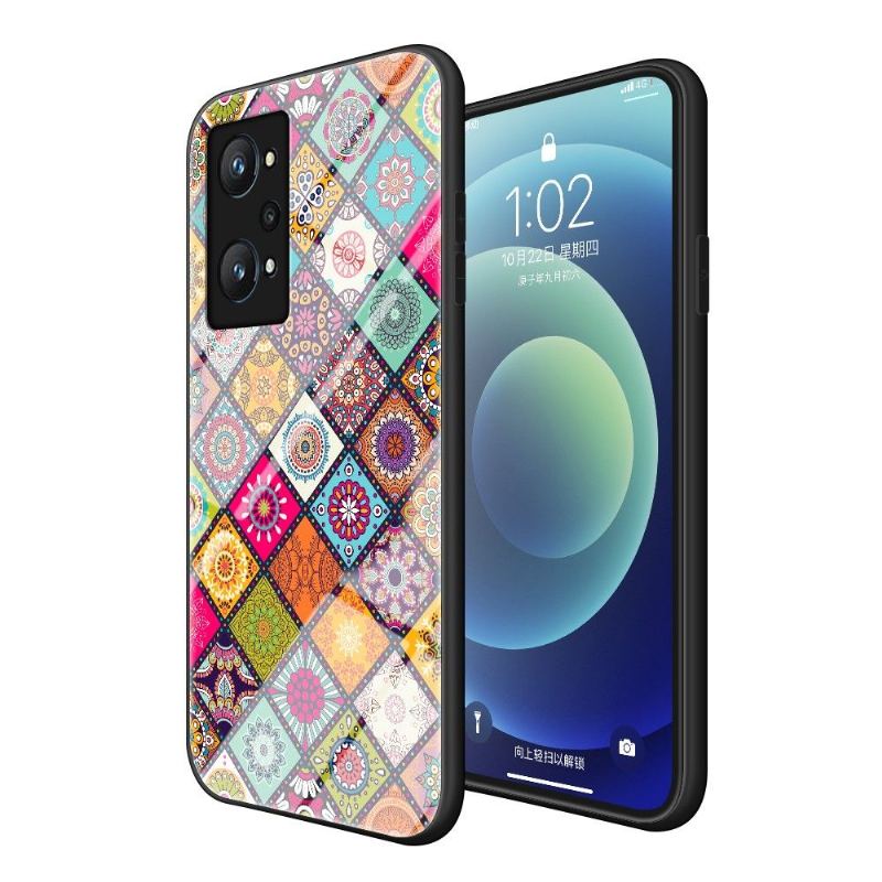 Etui do Realme GT Neo 3T / Neo 2 Biznes Kalejdoskop Mandala Ze Stojakiem