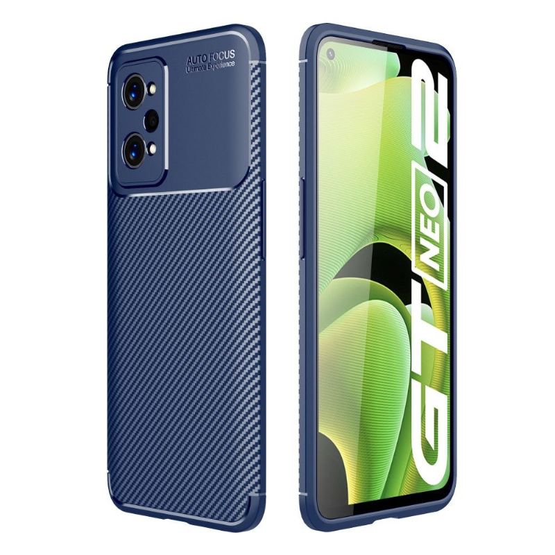 Etui do Realme GT Neo 3T / Neo 2 Classic Styl Włókna Węglowego