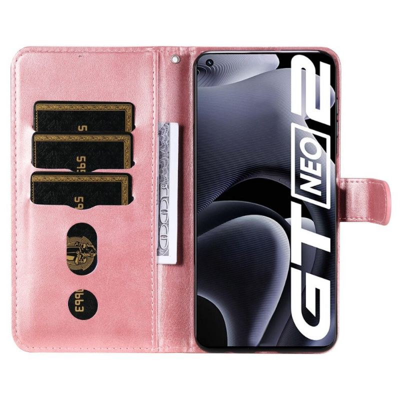 Etui Folio do Realme GT Neo 3T / Neo 2 Classic Portfel Elena Portfel