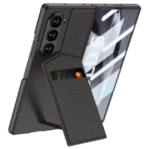 Etui Do Samsung Galaxy Z Fold 6 Posiadacz Karty Wsparcia Gkk