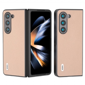 Etui Samsung Galaxy Z Fold 6 Liczi Ze Sztucznej Skóry Abeel