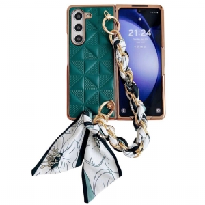 Futerały Samsung Galaxy Z Fold 6 Etui Na Telefon Łańcuszek Wstążkowy