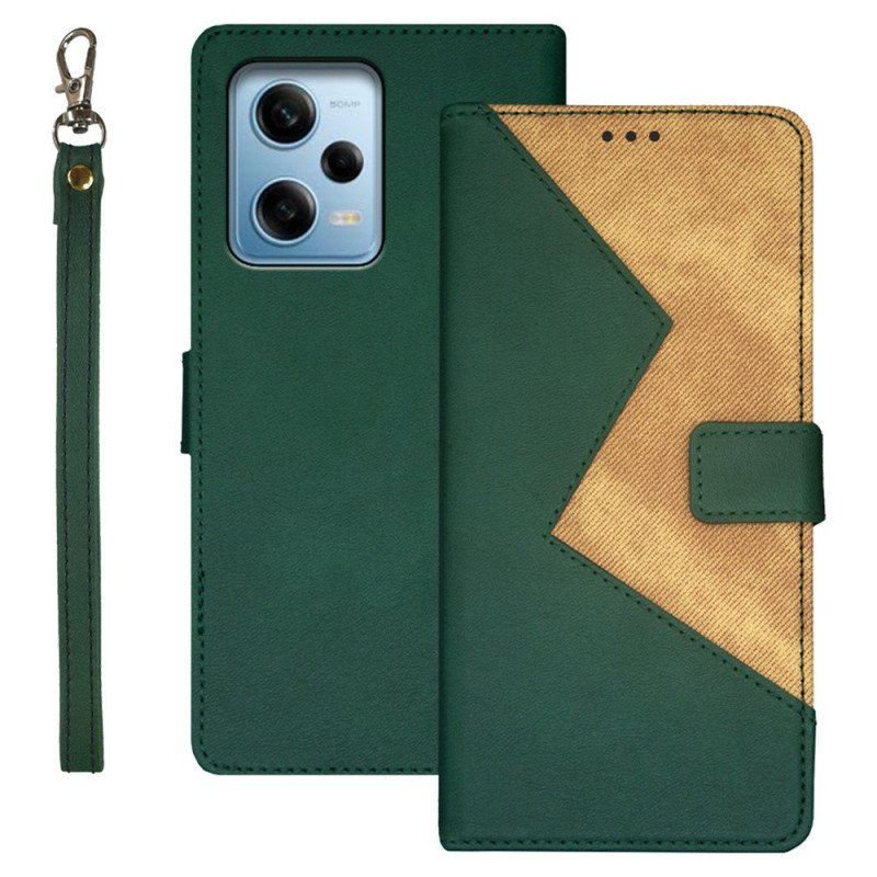 Etui Folio do Xiaomi Redmi Note 12 Pro Dwukolorowy Idewei