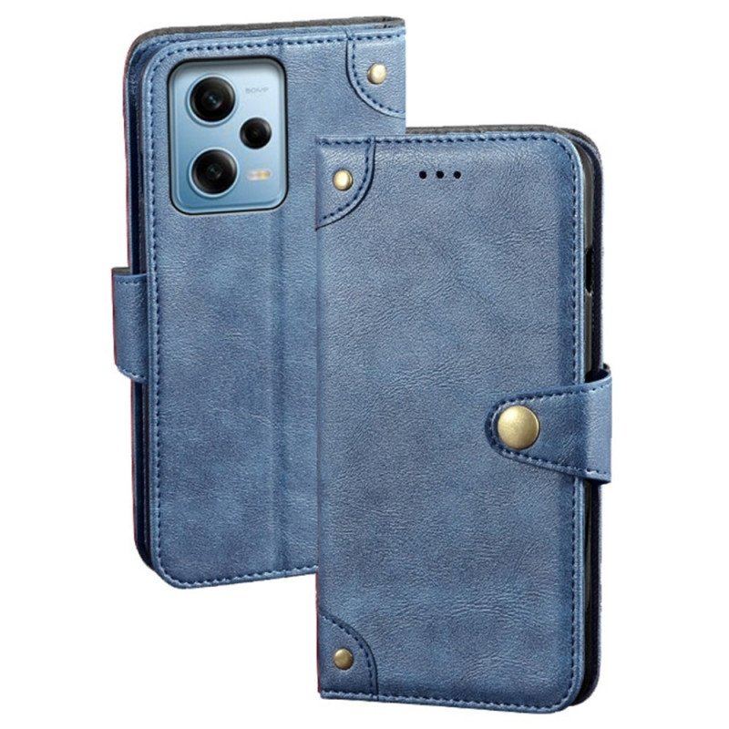 Etui Folio do Xiaomi Redmi Note 12 Pro Przycisk Magnetyczny