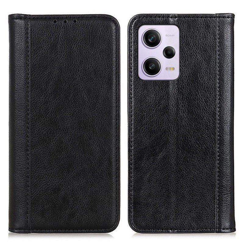 Etui Na Telefon do Xiaomi Redmi Note 12 Pro Etui Folio Dwoina Skóry Liczi