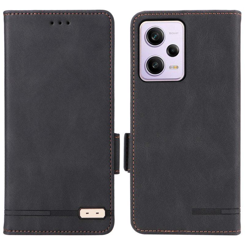 Etui Na Telefon do Xiaomi Redmi Note 12 Pro Etui Folio Stylowy Efekt Skóry